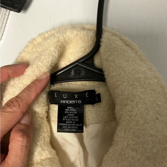 Arden b luxe wool Peacoat size small - Picture 6 of 9